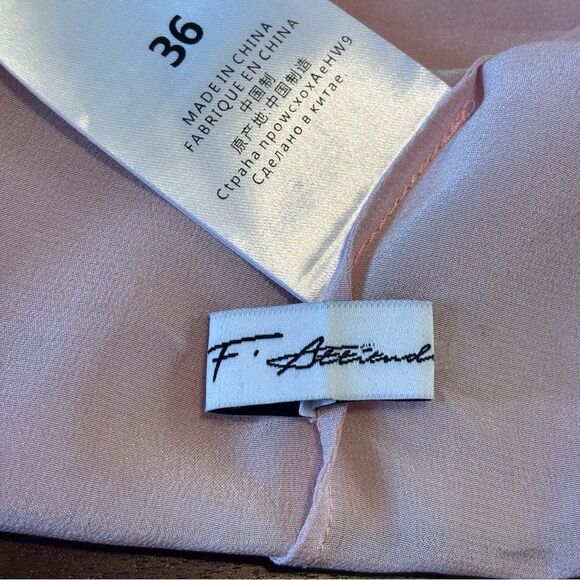 Silk Shell Tank Top Pink Size 36 Small - Picture 5 of 5